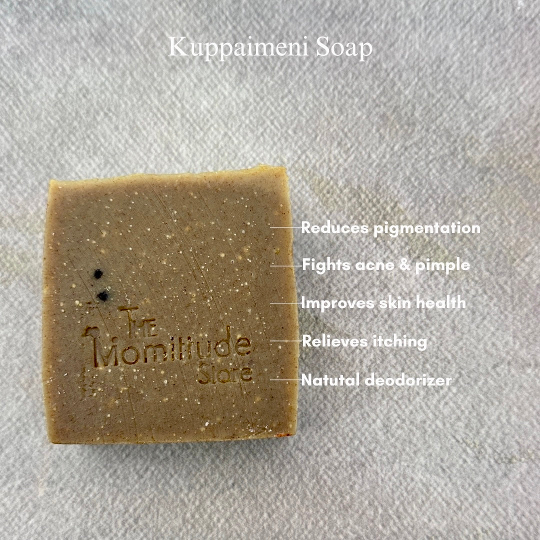 Indian Nettle (Kuppaimeni) Cold Processed Soap for Dry & Sensitive Skin |100G