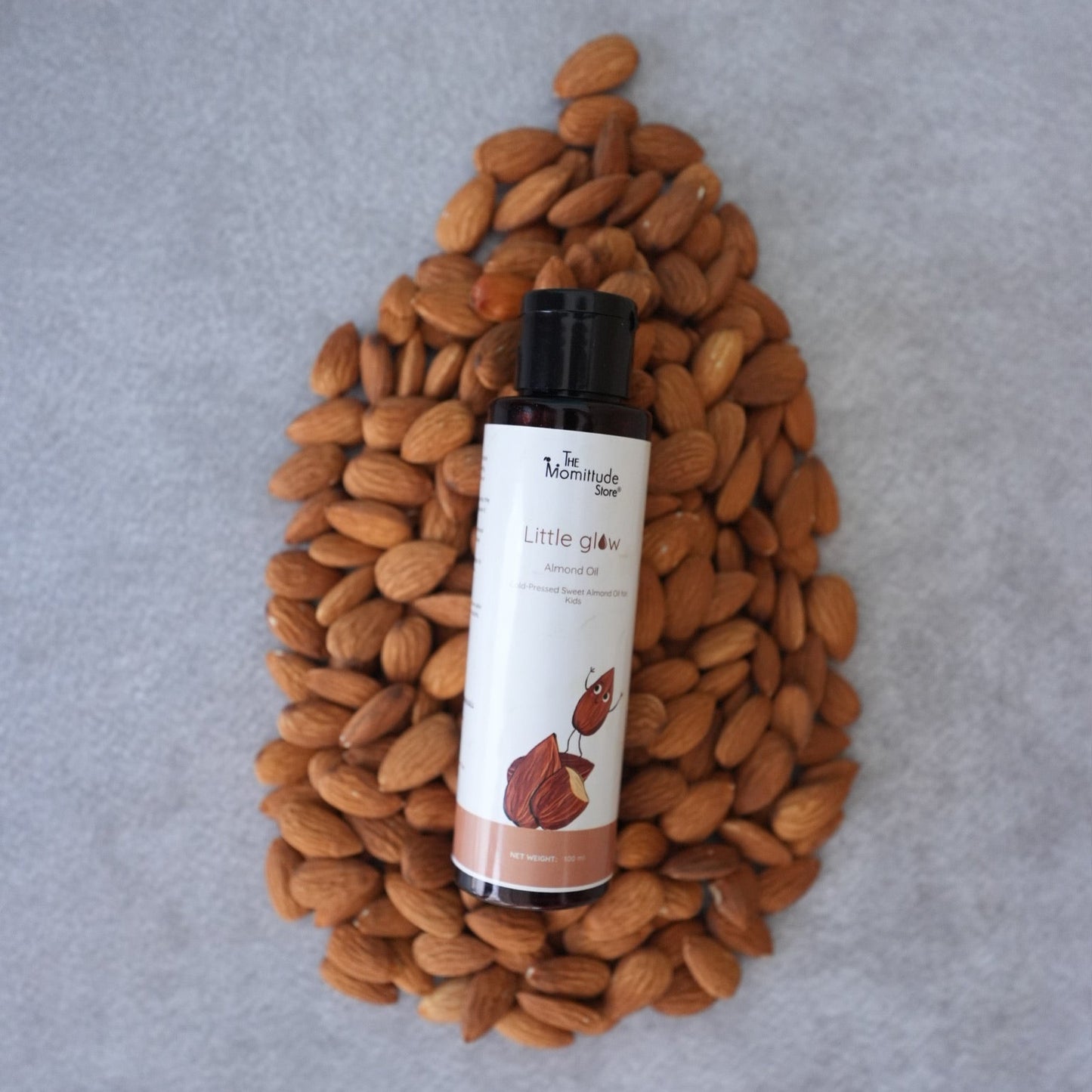 Little Glow Cold-Pressed Sweet Almond Oil for Babies | 0+m