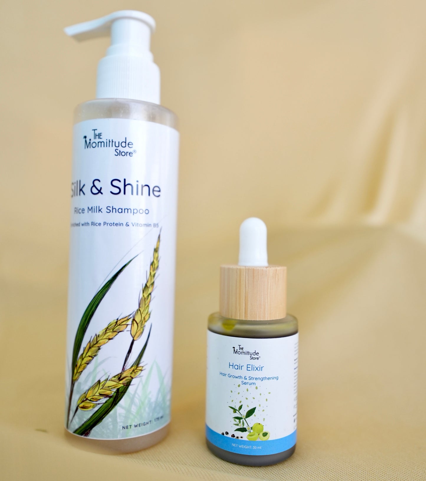 Hair strengthening Combo | Rice Protein Shampoo + Intensive Hair Elixir | For Hair Strength & Reduced Hair Fall