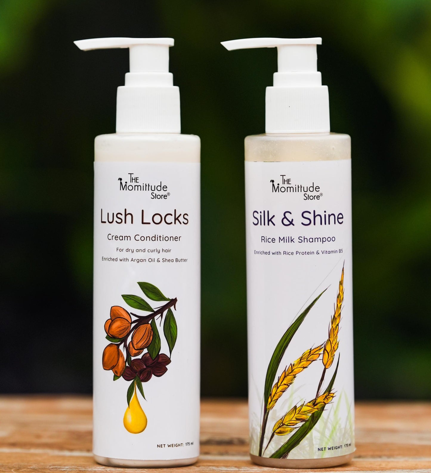 Frizz-Free Care Duo | Dry Hair Combo, Argan Oil , Shea Butter Conditioner | Hair Care For Extremely Dry & Curly hair Types