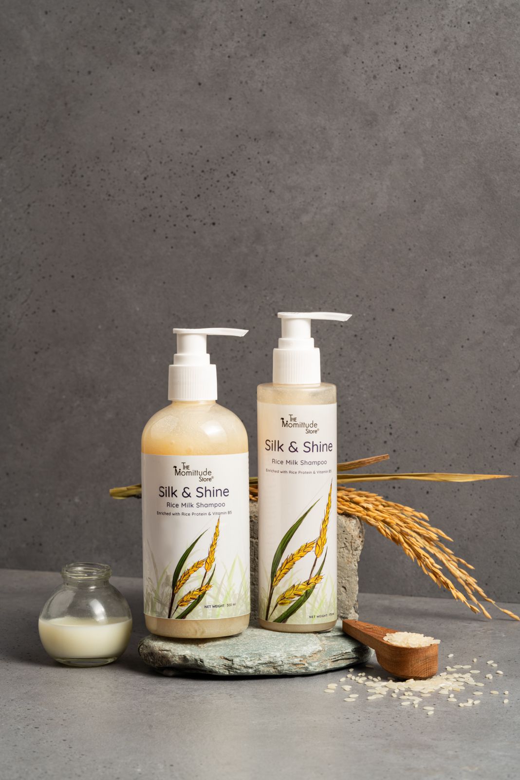 Silk & Shine Rice Milk Conditioning Shampoo | Powered by Rice Milk & Proteins for Silky Shine & Smooth Hair