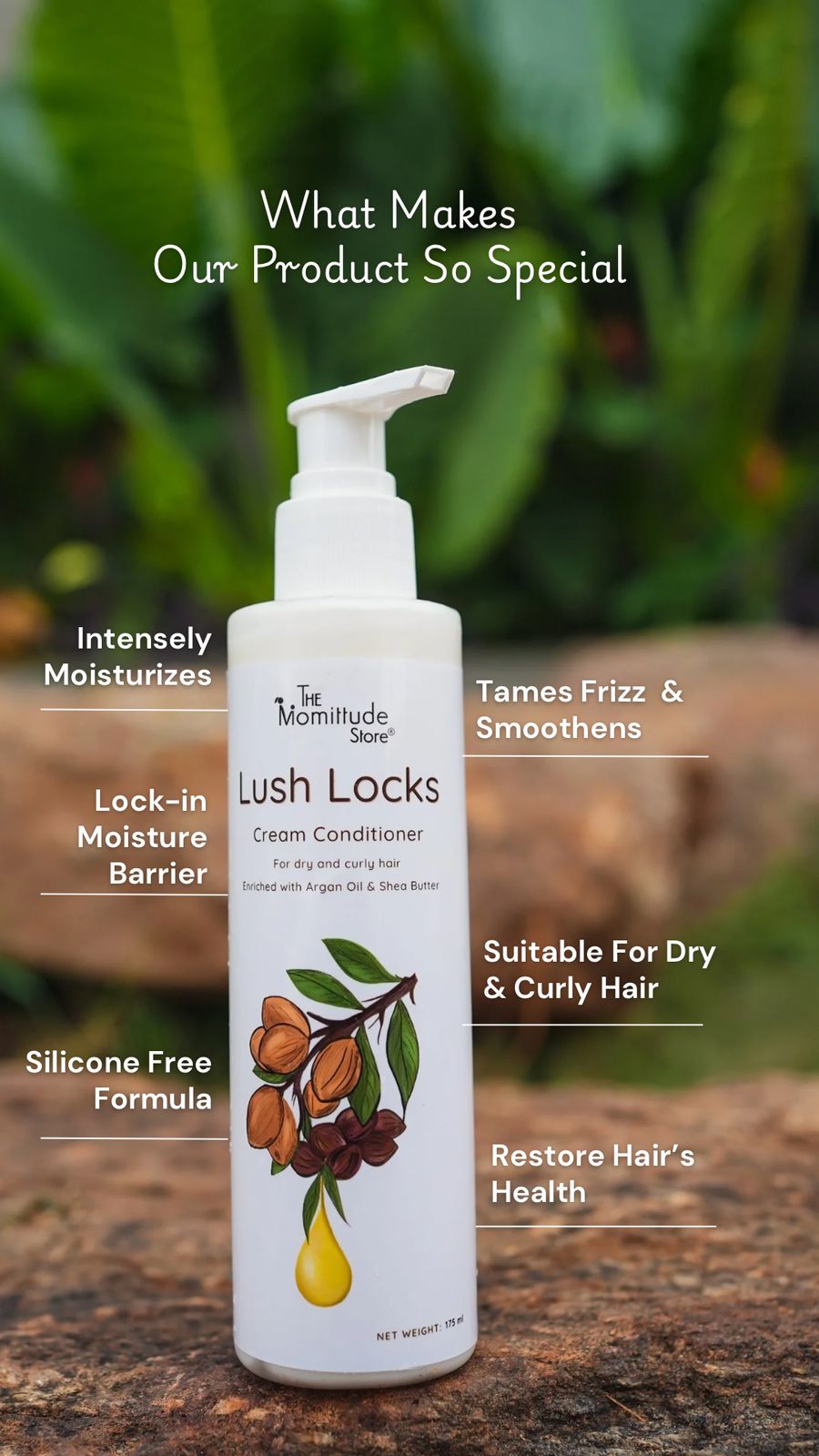 Frizz-Free Care Duo | Dry Hair Combo, Argan Oil , Shea Butter Conditioner | Hair Care For Extremely Dry & Curly hair Types