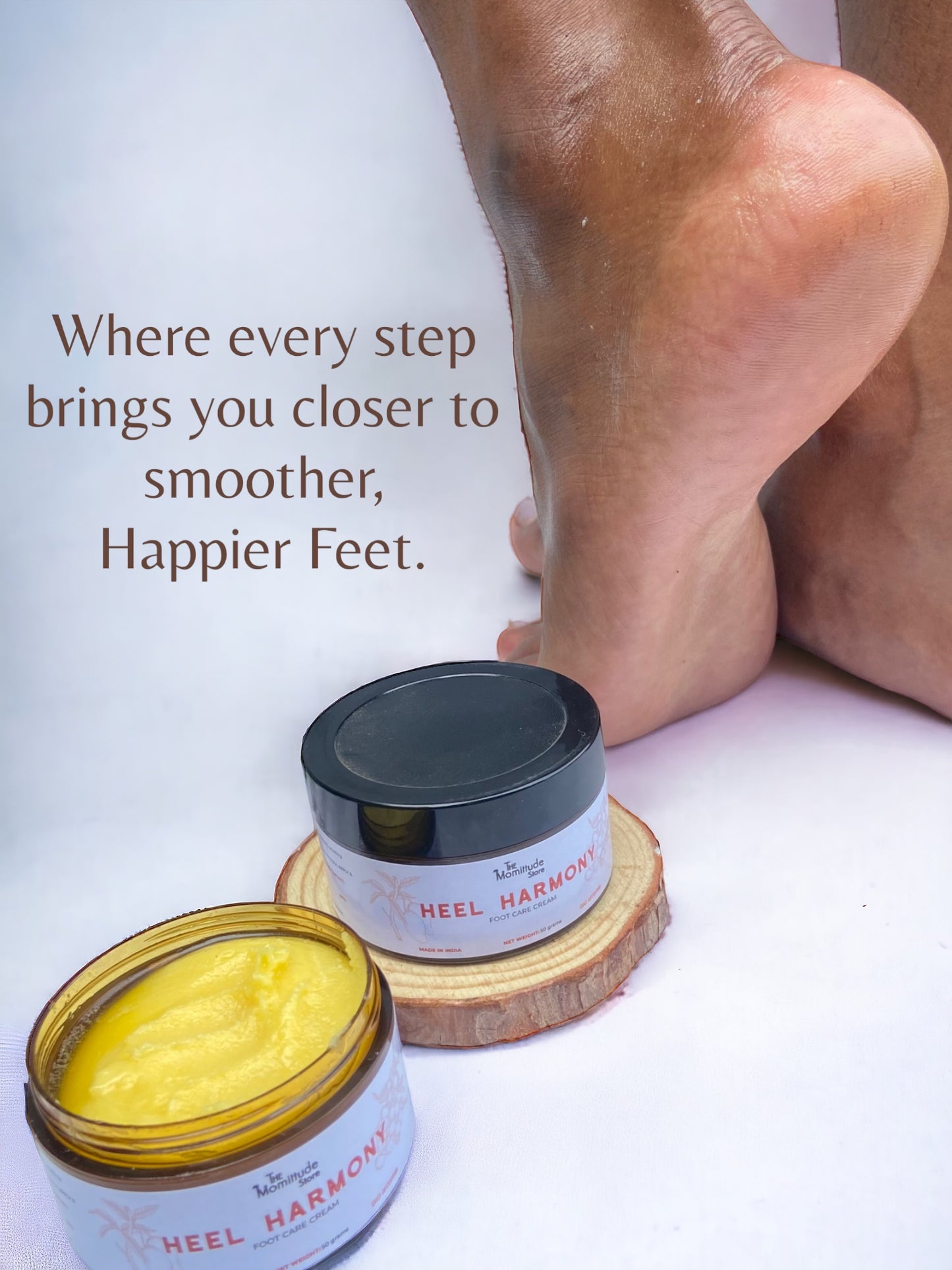 Deep Repair Foot Cream with Aloe Vera, Calendula & Shea Butter | Cracked Heel Healing & Intense Moisturizing Cream | 50G