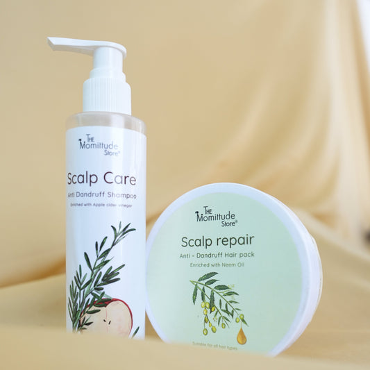 Anti-Dandruff Combo | Scalp Care Shampoo & Scalp Repair Hair Mask |