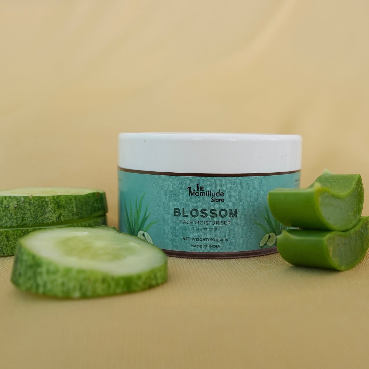 Lightweight Daily Moisturiser |Oily & Acne-Prone  Skin | Aloe Vera, Cucumber & Rosehip Oil | 50G