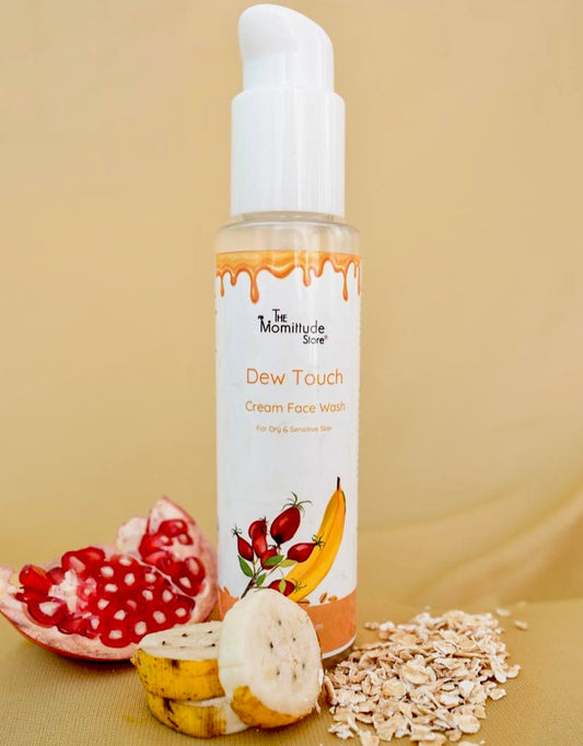 Gentle Face Wash for Dry & Sensitive Skin |  Hydrating Cleanser with Colloidal Oats & Hyaluronic Acid | 100ML