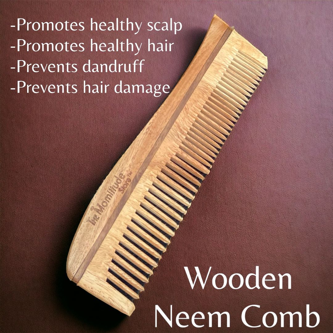 Neem Wooden Comb | Wide Tooth