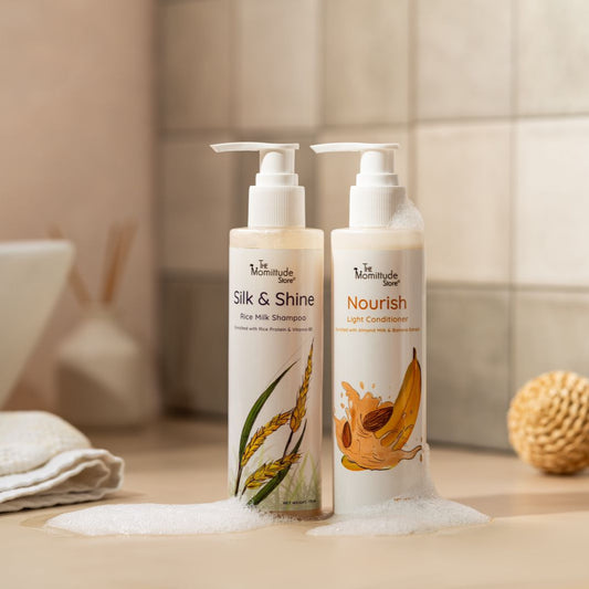 Silk & Shine Duo (Rice Milk Shampoo + Light Conditioner)