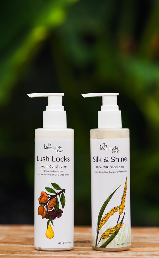 Silk & Moisture Luxe Combo (For Extremely Dry & Curly hair Types  )