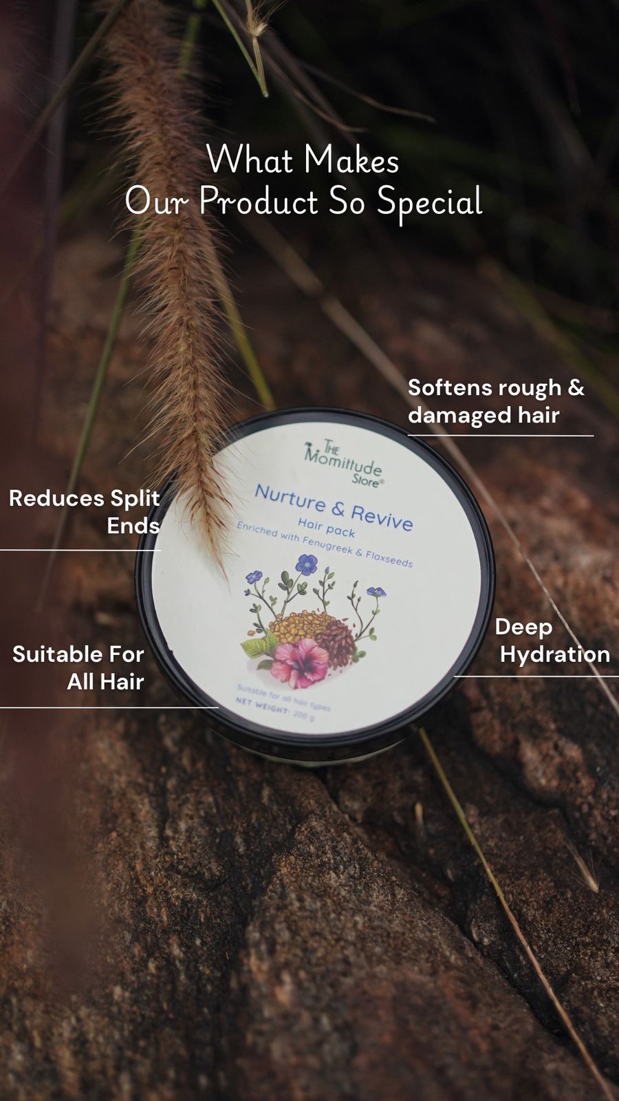 Nurture & Revive Nourishing Hair Mask (Rosemary & Hibiscus)